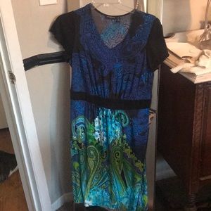 Pull over multi-color dress